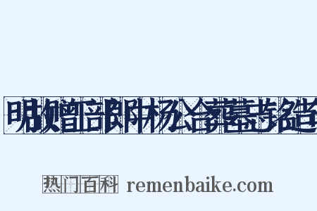 明故赠工部郎中杨公合葬墓志铭造句是什么意思的图片